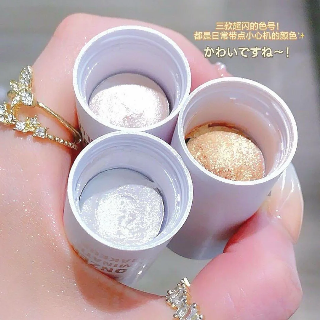Colorful Highlighter Stick Glitter Contouring Bronzer Shimmer Powder Brighten Face Highlight Illuminator