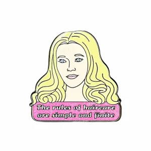 Stylish Elle Woods Legally Blonde Enamel Pin for Fashion Enthusiasts