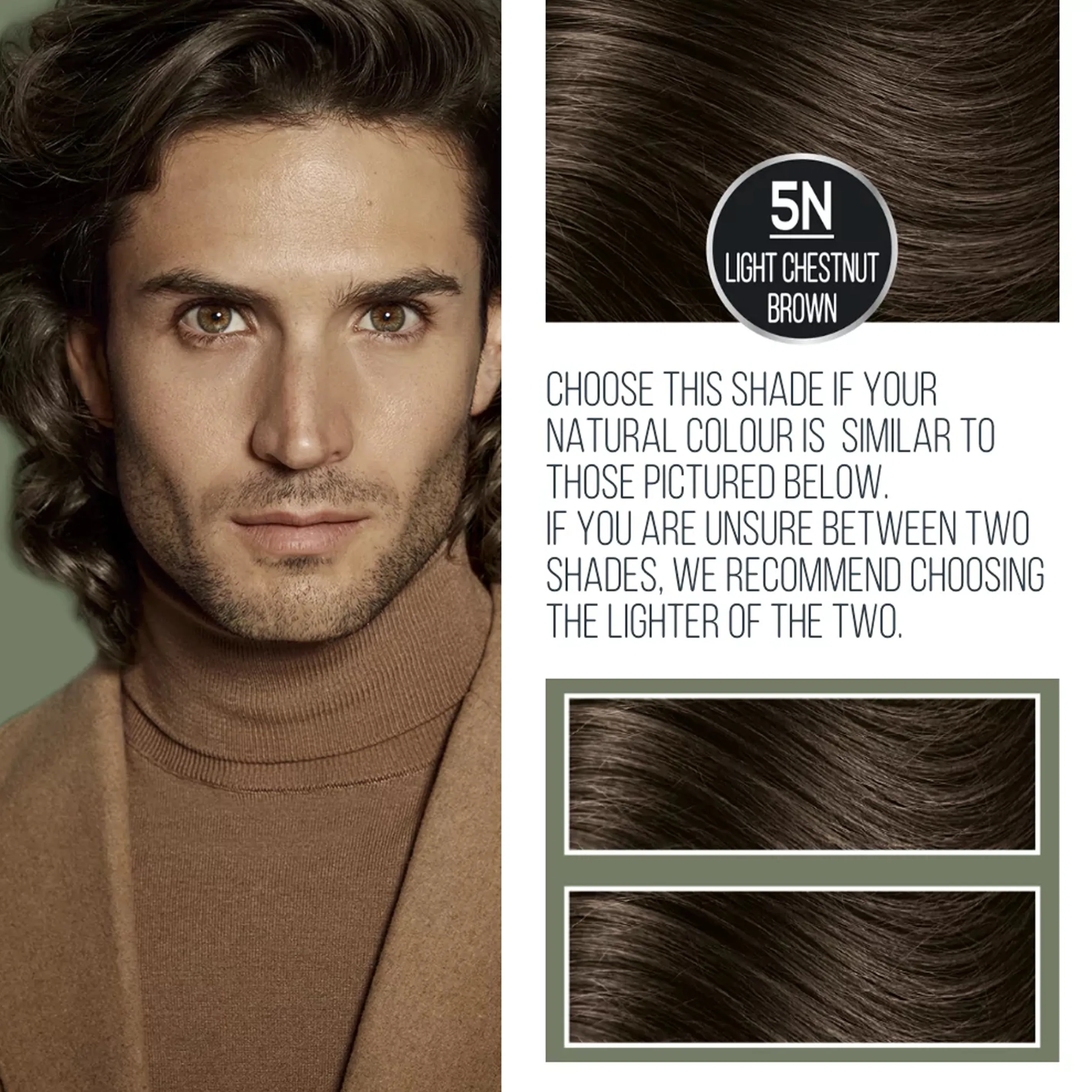Naturtint Men Permanent Hair Colour Gel 5N Light Chestnut Brown