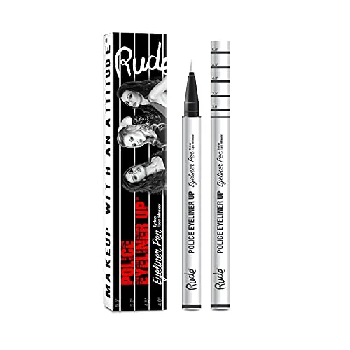 Rude - Police Eyeliner Up Eyeliner Pen - Top Dog (White)